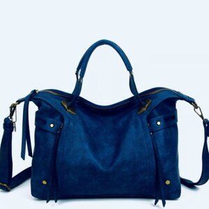 The Ali Satchel - Blue - by Ampere Creations - Purse, bag, hobo (MSRP $75)